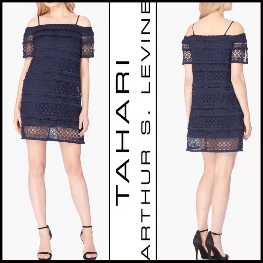NWT Tahari ASL Navy  Dress Size 16⚡️PRICE DROP⚡️
